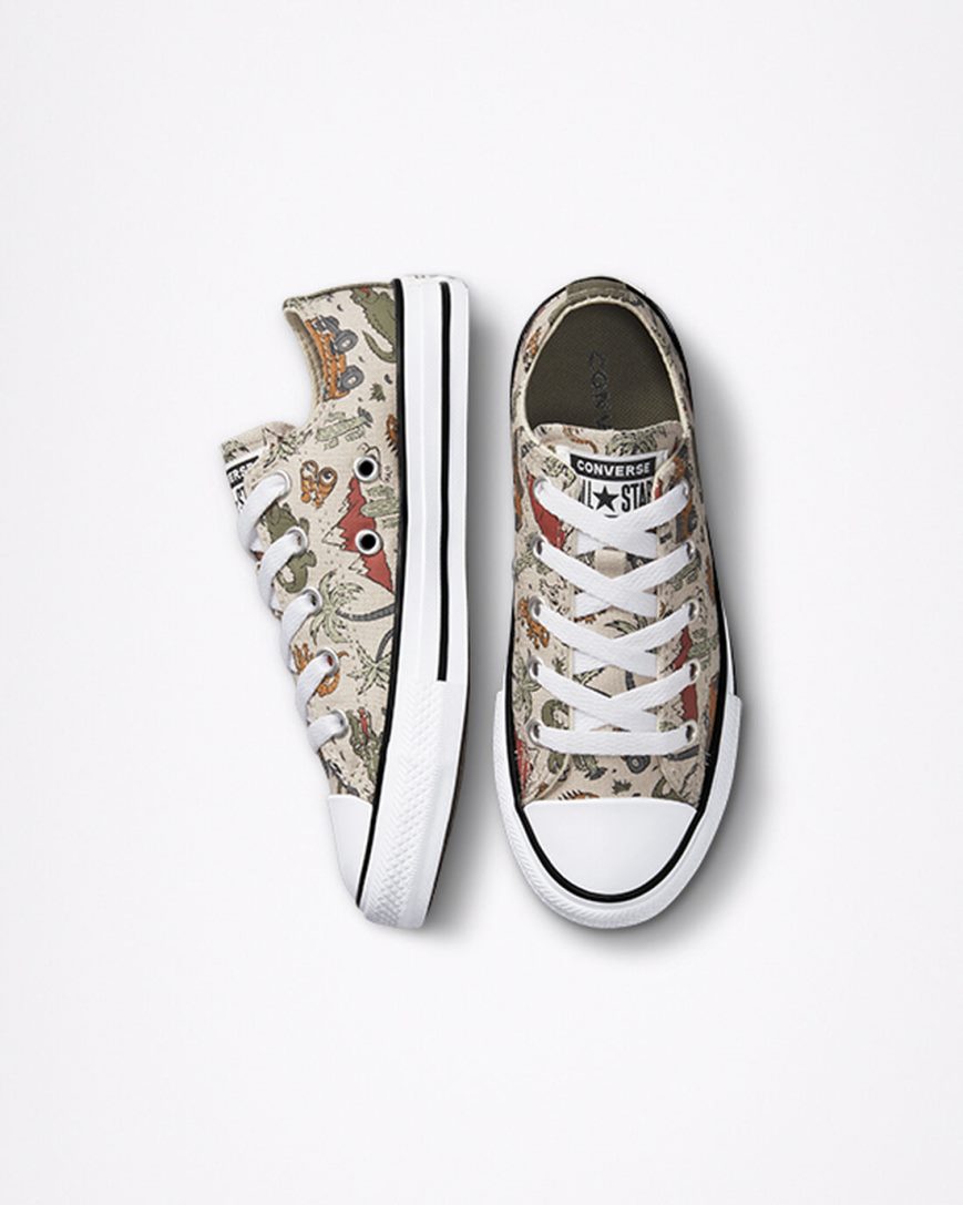 Tenis Converse Chuck Taylor All Star Desert Explorer Cano Baixo Menina Bege | PT G059P03